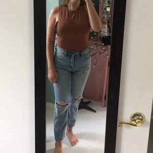 seamless free people high neck top